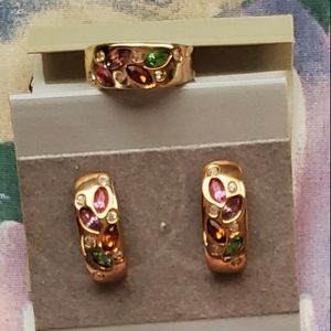 LS ring and earring set